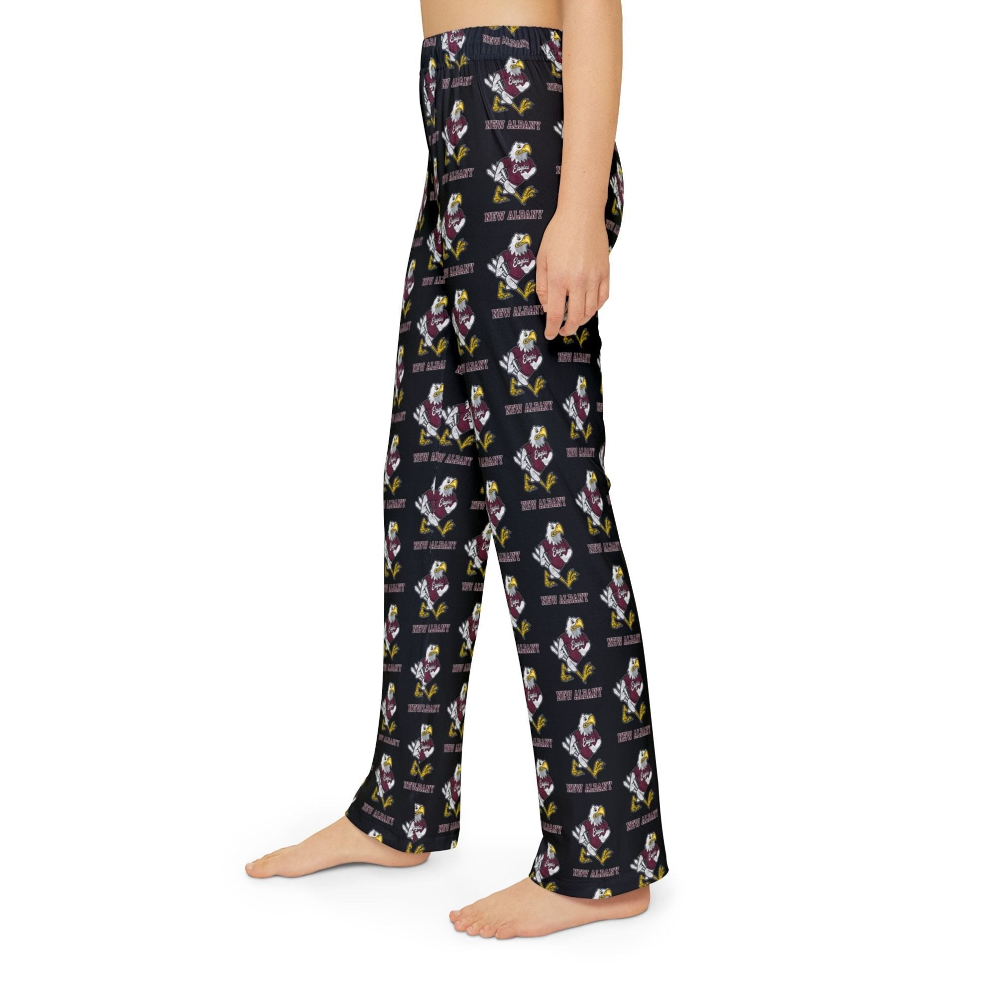 Youth Pajama Pant with Allover Vintage Fighting Eagle Print