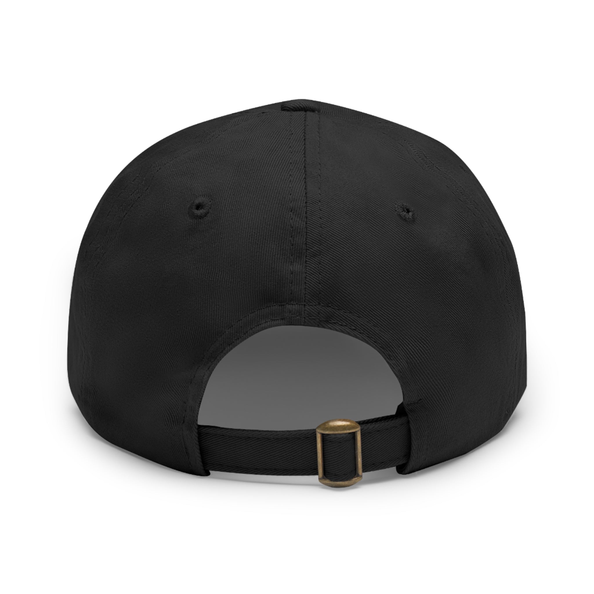 Adult Unisex Dad Hat with Jennings Leather Patch