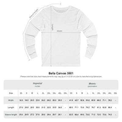 Adult Unisex Weir Pride Vintage Distressed Graphic Long Sleeve Bella + Canvas Soft Tee