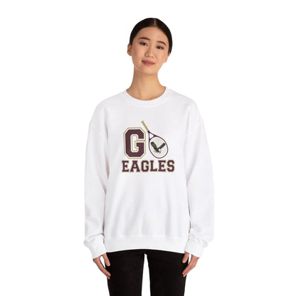 Adult Unisex Go Eagles Tennis Graphic Sweatshirt - New Albany Eagles