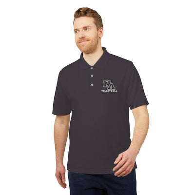 Adult Unisex Adidas Performance Polo with New Albany Volleyball Embroidery