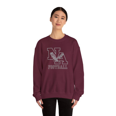 Adult Unisex New Albany Tonal Football Logo Graphic Sweatshirt