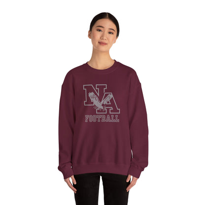 Adult Unisex New Albany Tonal Football Logo Graphic Sweatshirt