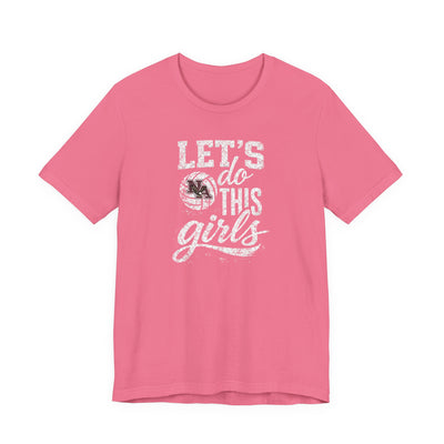 Adult Unisex New Albany Eagles Let's Do This Girls Graphic Short Sleeve Soft Tee