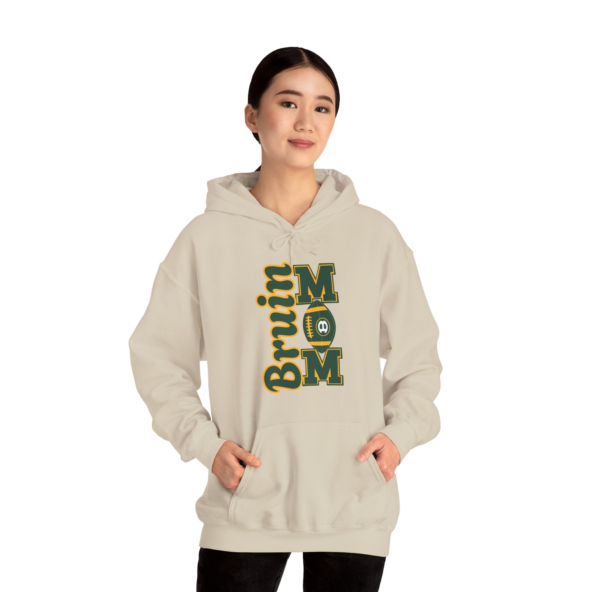 Adult Unisex Bruin Football Mom Graphic Hoodie