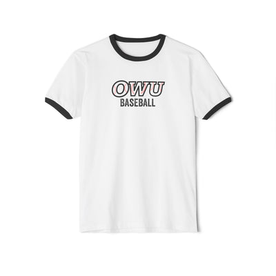 Adult Unisex OWU Baseball Stitches Graphic Short Sleeve Ringer Tee