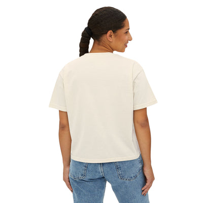 Women's New Albany New Albany Football Pride Graphic Boxy Crop Short Sleeve Tee