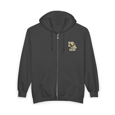 Adult Unisex NAHS Marching Band Eagle Graphic Full-Zip Sweatshirt