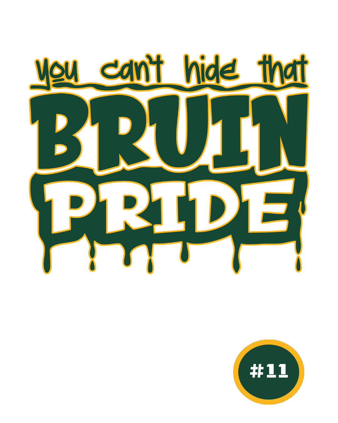 Adult Unisex Choose your Graphic Sweatshirt with Customized Back - Brooke Bruins