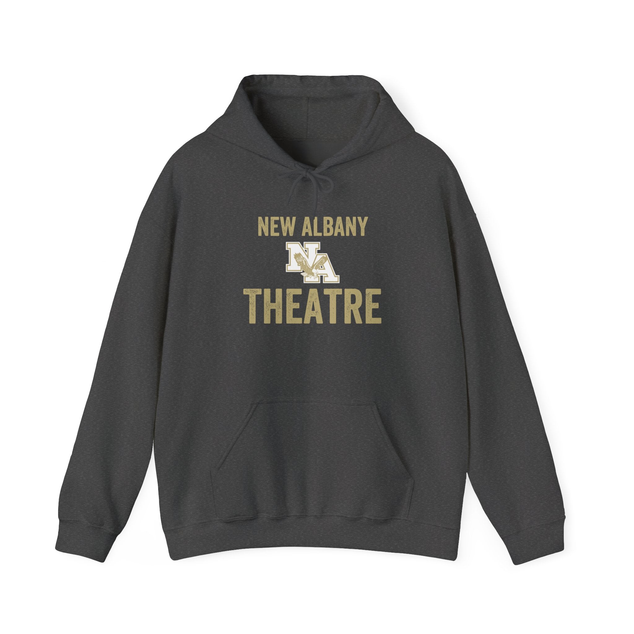 Adult Unisex Vintage Distressed New Albany Theatre Graphic Hoodie
