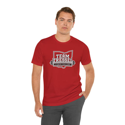 Adult Unisex Team Tressel Fitness Challenge Graphic Short Sleeve Soft Tee