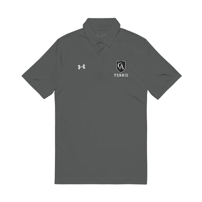 Adult Unisex Columbus Academy Vikings Tennis Under Armour Performance Polo with Logo Embroidery