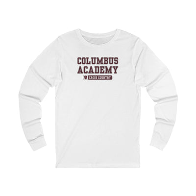 Adult Unisex Columbus Academy Cross Country Graphic Long Sleeve Bella + Canvas Soft Tee