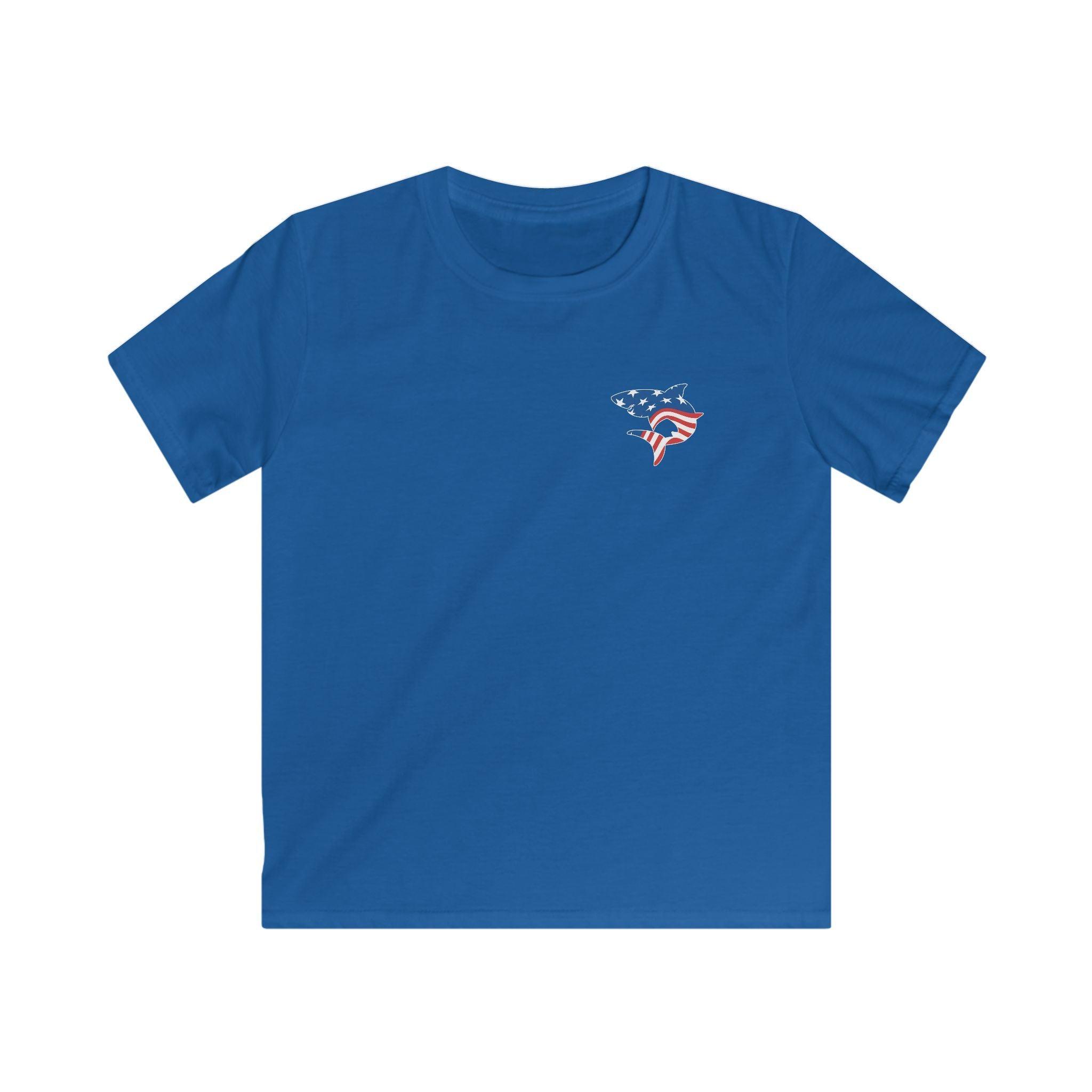 Youth South Hills Swim Club Patriotic Graphic Short Sleeve Gildan Softstyle Tee
