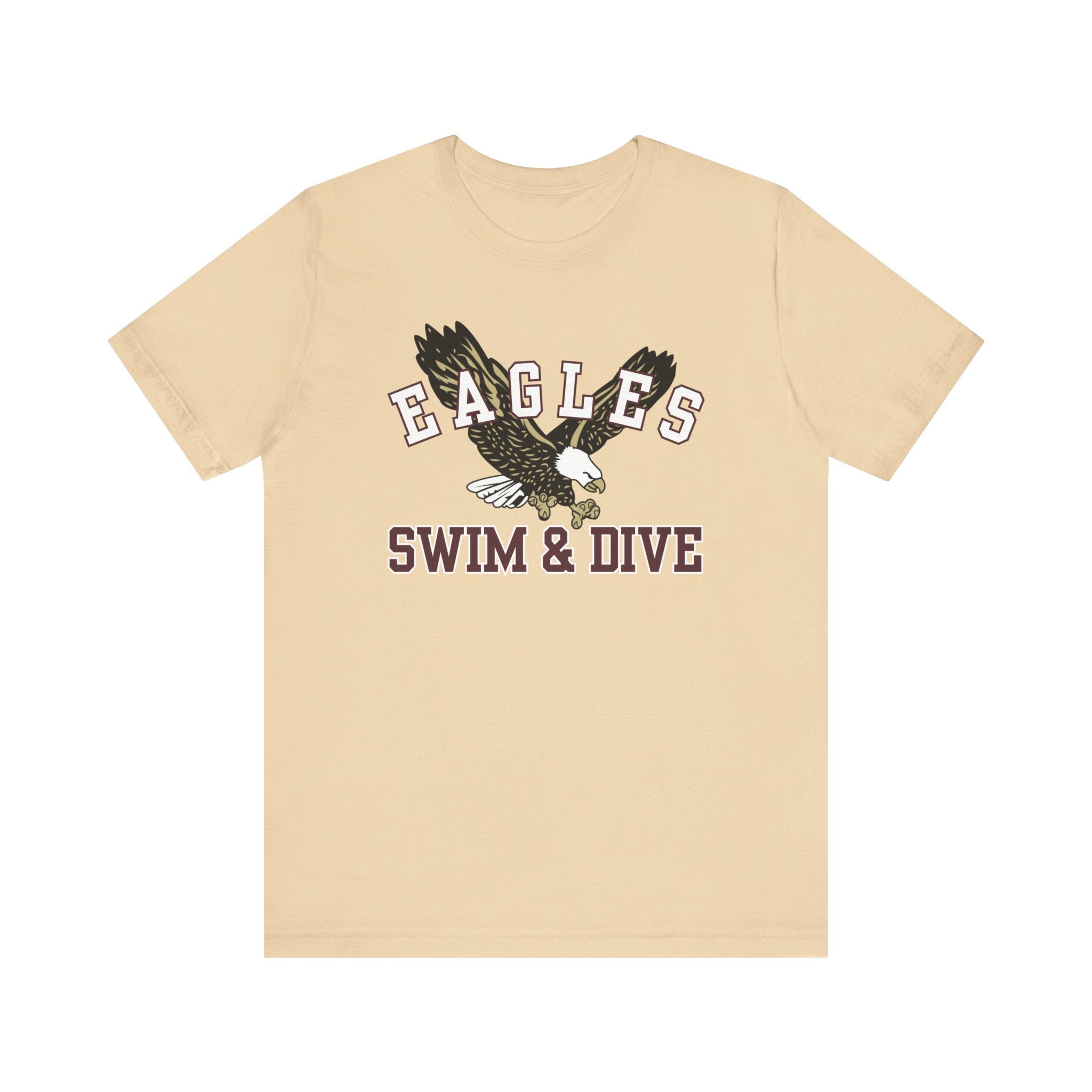 Adult Unisex Swim & Dive Flying Eagle Soft Short Sleeve Graphic Tee