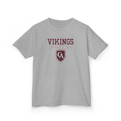 Youth Columbus Academy Vikings Football Graphic Short Sleeve Gildan Heavy Tee