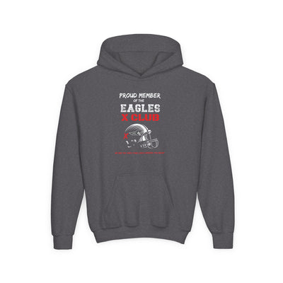 Youth Eagles Red X Club GraphicHoodie