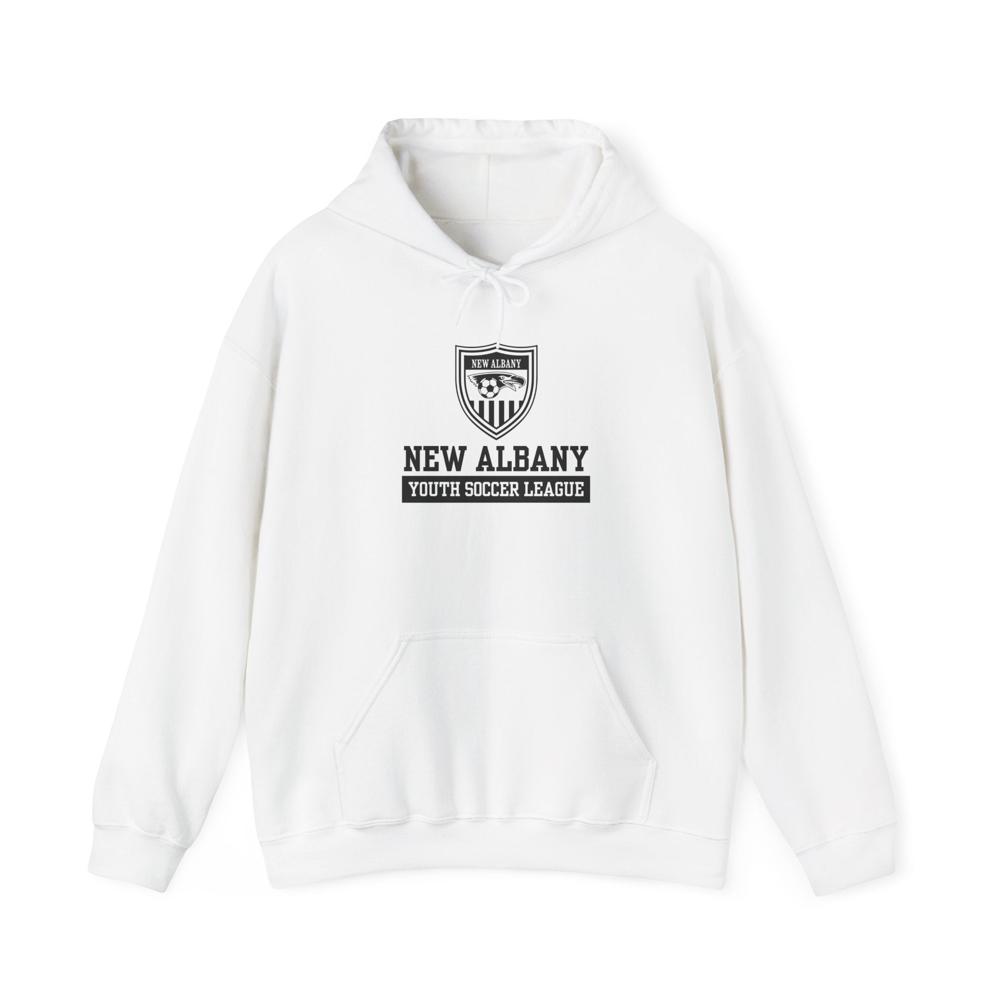 Adult Unisex New Albany Youth Soccer League Game Day Graphic Hoodie