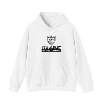 Adult Unisex New Albany Youth Soccer League Game Day Graphic Hoodie