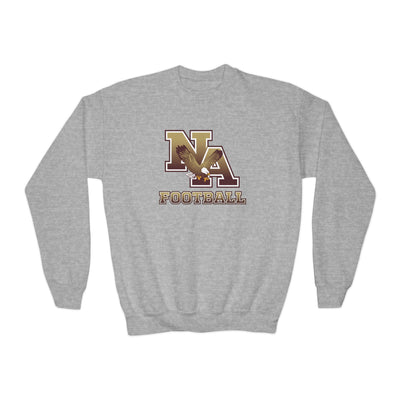 Youth New Albany Ombre Eagle Logo Graphic Gildan Heavy Blend Sweatshirt
