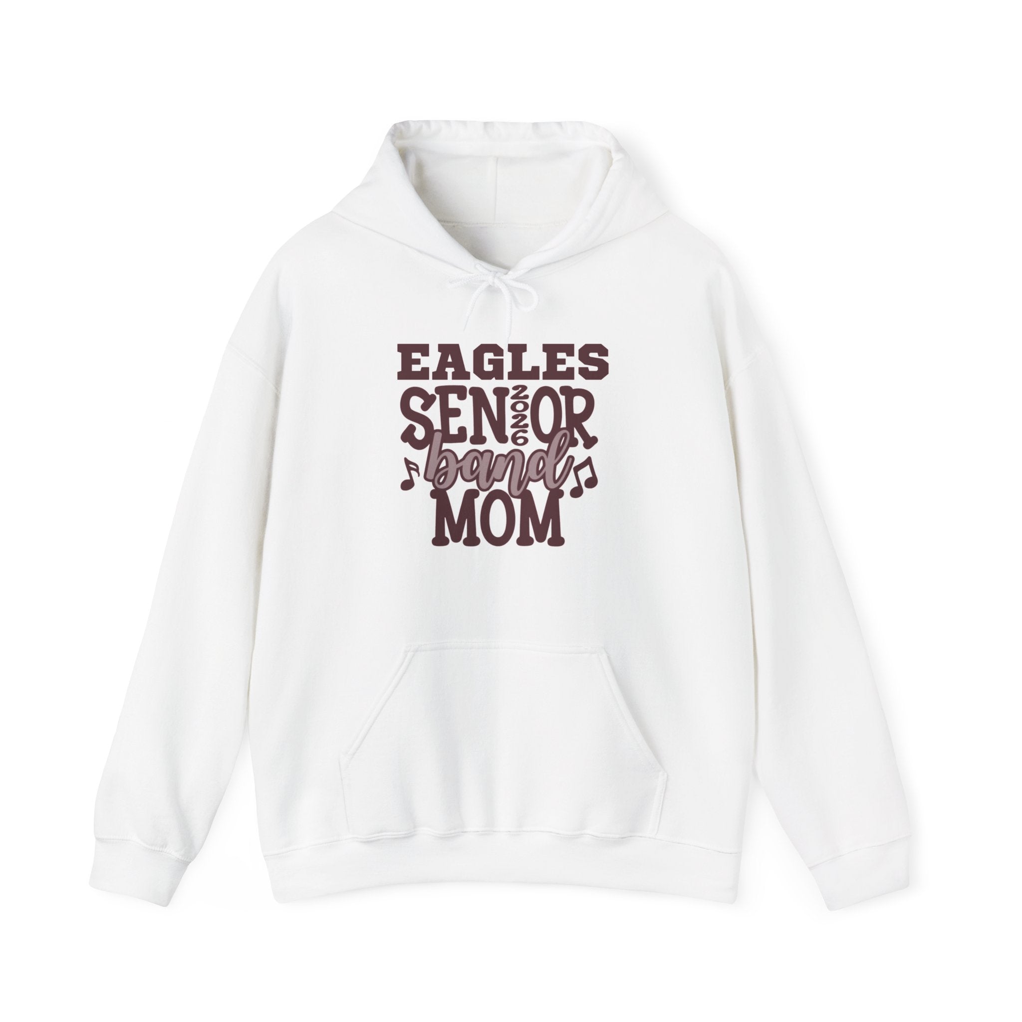 Adult Unisex Eagles Senior Band Mom Graphic Hoodie