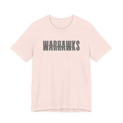 Adult Unisex Westerville Central Warhawks Spirit Script Graphic Short Sleeve Soft Tee