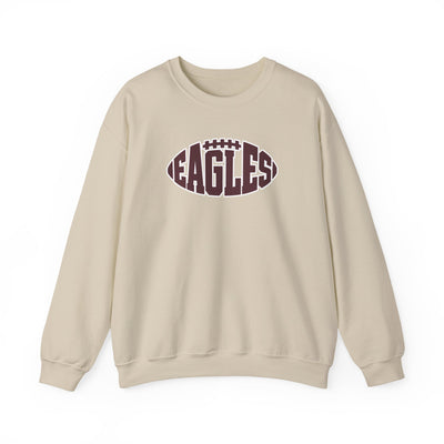 Adult Unisex New Albany Football Eagle Ball Graphic Sweatshirt