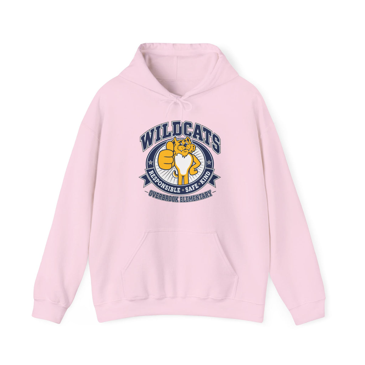 Adult Unisex Overbrook Elementary Wildcat Way Graphic Hoodie