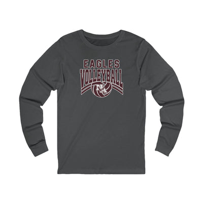 Adult Unisex New Albany Volleyball Varsity Arch Graphic Long Sleeve Soft Tee