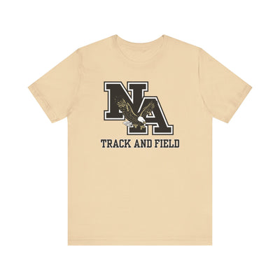 Adult Unisex Classic Logo Track and Field Graphic Short Sleeve Soft Tee