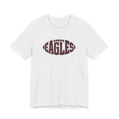 Adult Unisex New Albany Football Eagle Ball Graphic Short Sleeve Soft Tee