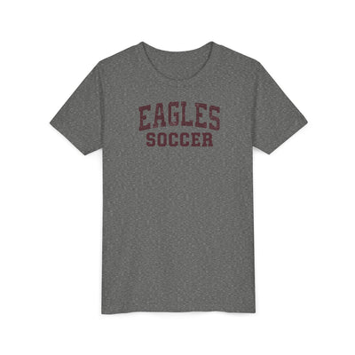 Youth New Albany Eagles Soccer Vintage Distressed Graphic Short Sleeve Bella + Canvas Soft Tee
