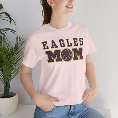 Adult Unisex Eagles Water Polo Mom Graphic Short Sleeve Soft Tee