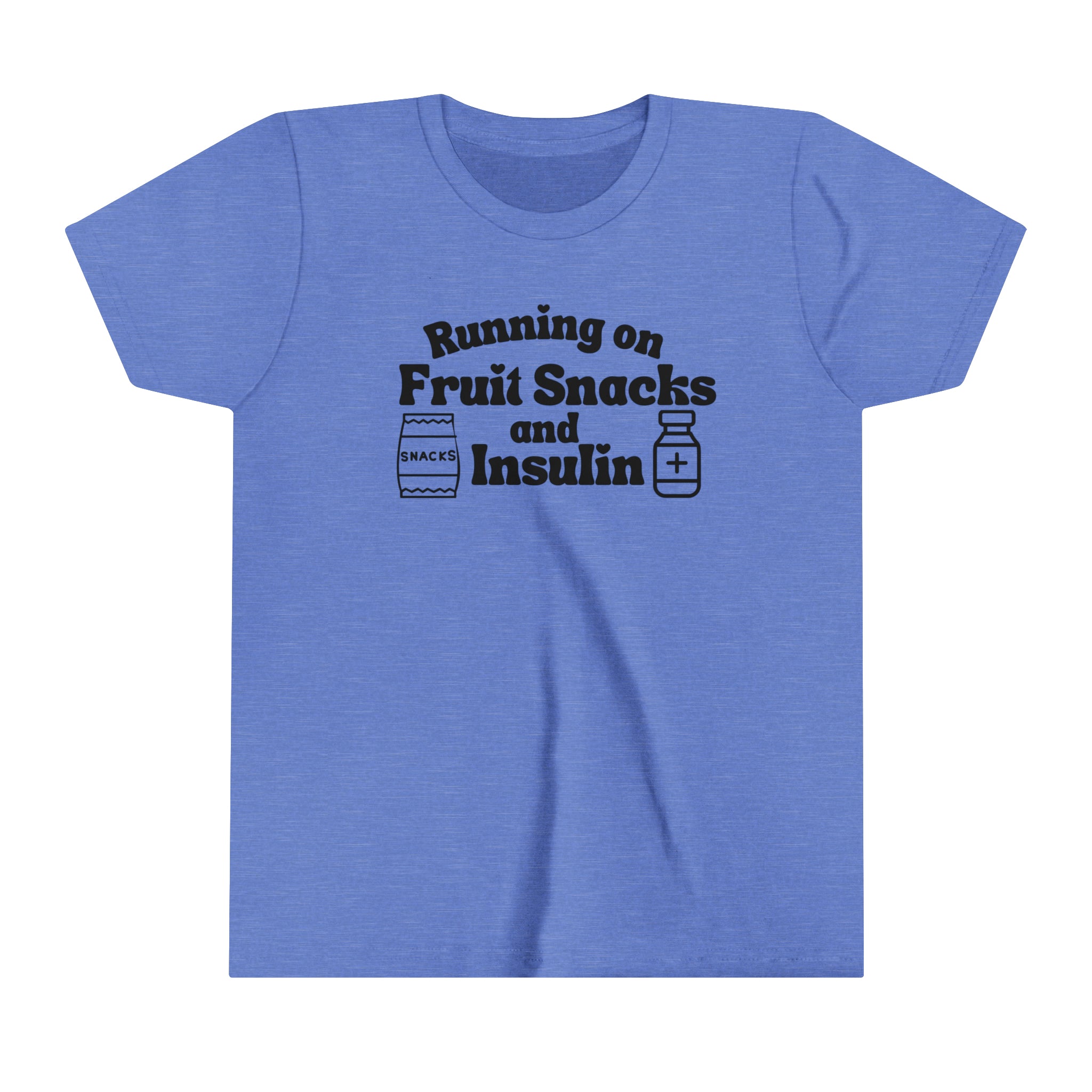 Youth T1D Fruit Snacks and Insulin Short Sleeve Graphic Tee