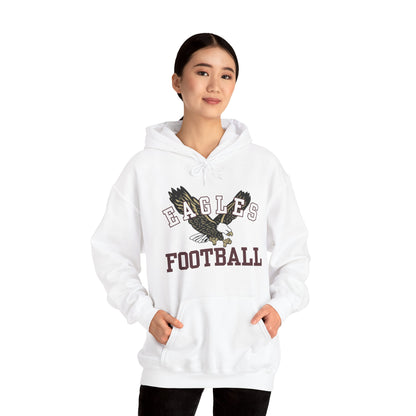 Adult Unisex Flying Football Eagle Graphic Hoodie