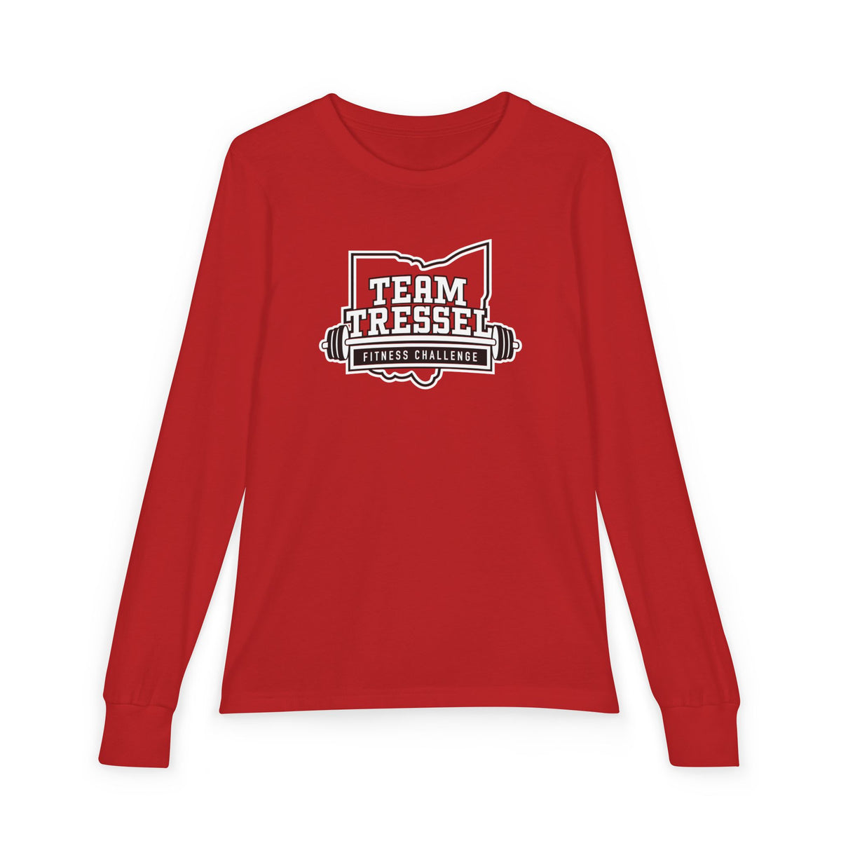 Youth Team Tressel Fitness Challenge Graphic Long Sleeve Soft Tee