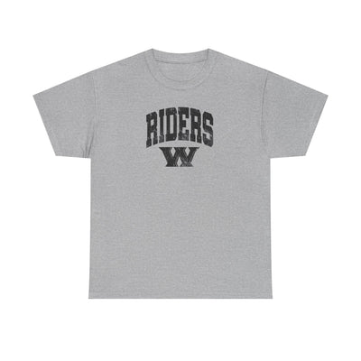 Adult Unisex Riders Arch Vintage Distressed W Graphic Short Sleeve Gildan Heavy Tee