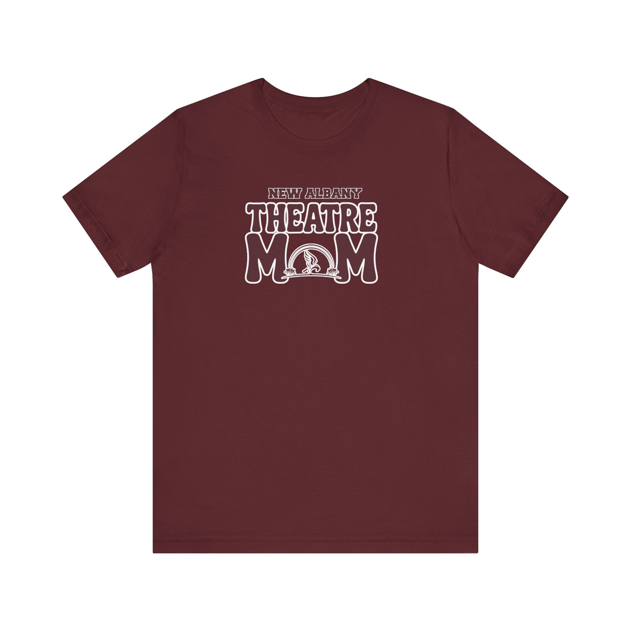 Adult Unisex New Albany Theatre Mom Graphic Short Sleeve Soft Tee