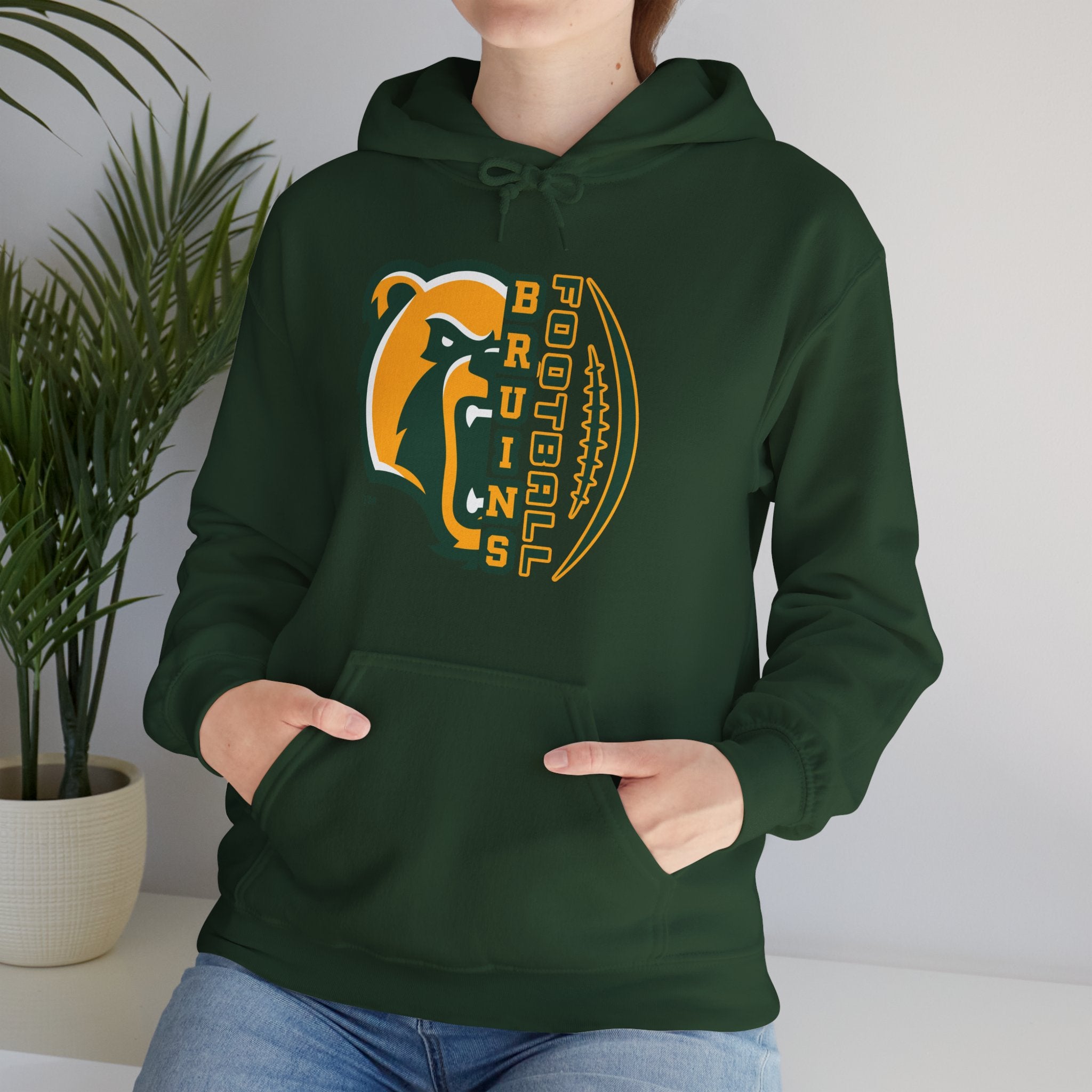 Adult Unisex Epic Bruin Football Graphic Graphic Hoodie