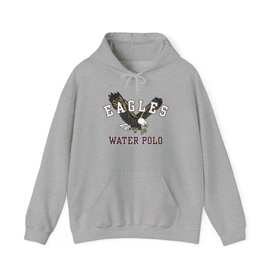 Adult Unisex Flying  Water Polo Eagle Graphic Hoodie