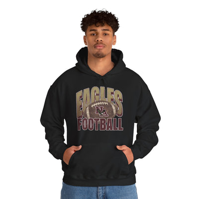Adult Unisex New Albany First-Down Distressed Football Graphic Hoodie