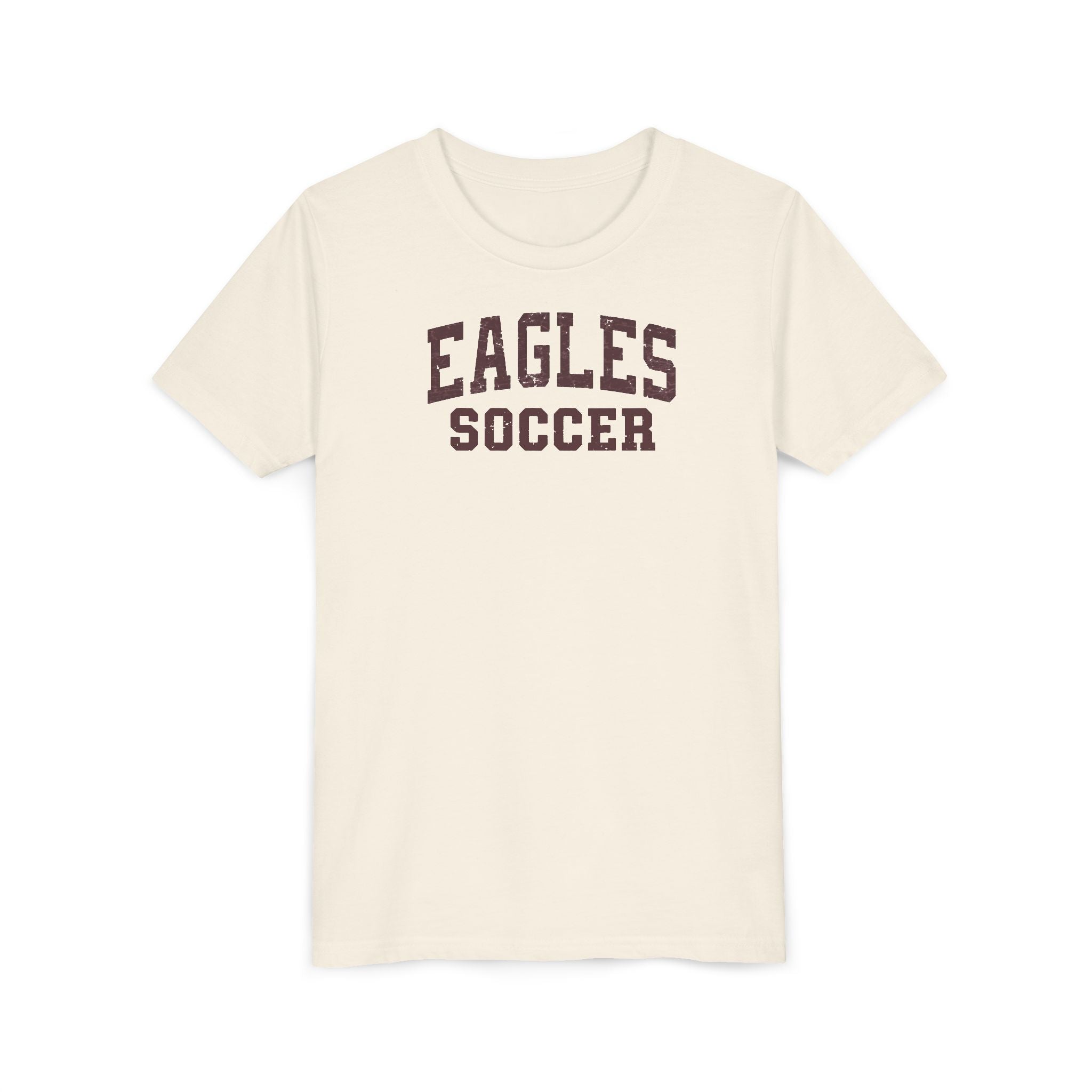 Youth New Albany Eagles Soccer Vintage Distressed Graphic Short Sleeve Bella + Canvas Soft Tee
