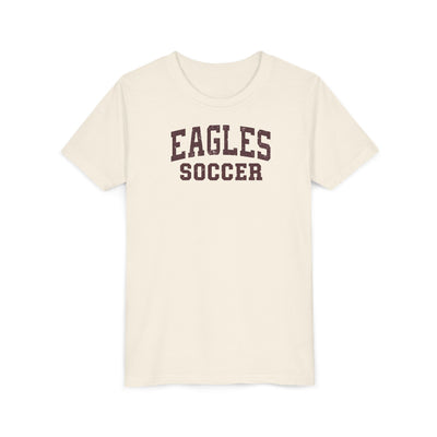 Youth New Albany Eagles Soccer Vintage Distressed Graphic Short Sleeve Bella + Canvas Soft Tee