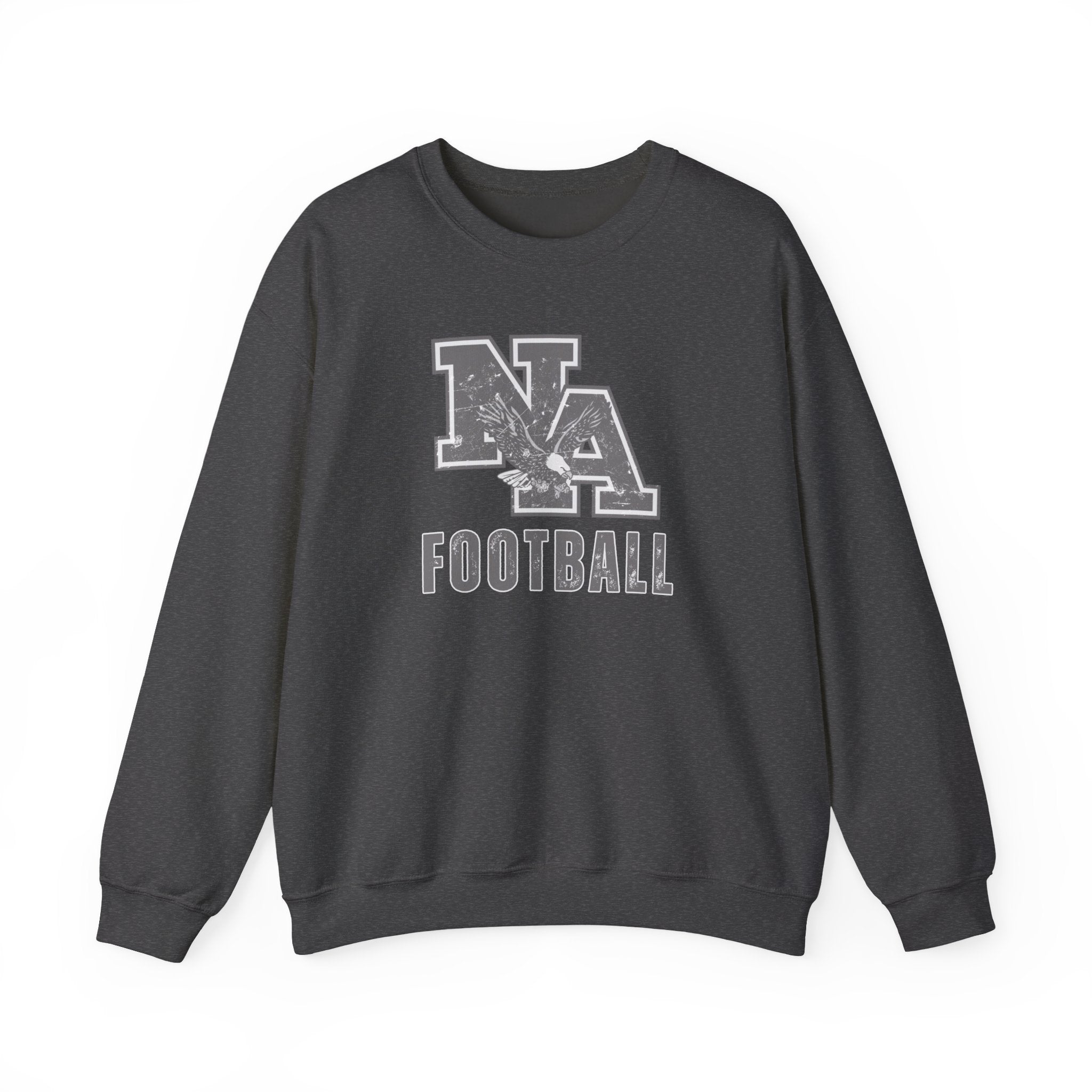 Adult Unisex New Albany Distressed Vintage Football Logo Graphic Sweatshirt
