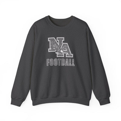 Adult Unisex New Albany Distressed Vintage Football Logo Graphic Sweatshirt