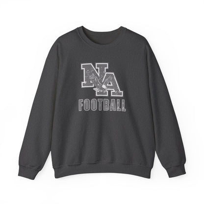 Adult Unisex New Albany Distressed Vintage Football Logo Graphic Sweatshirt