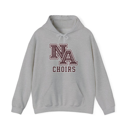 Adult Unisex Choirs Words NA Logo Graphic Hoodie