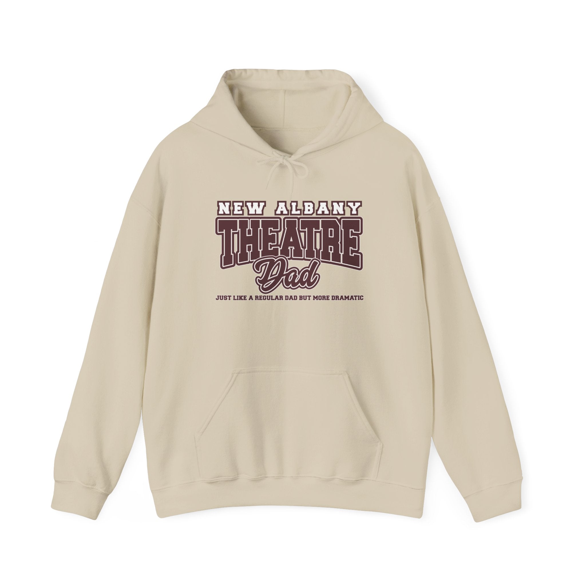 Adult Unisex New Albany Theatre Dramatic Dad Graphic Hoodie