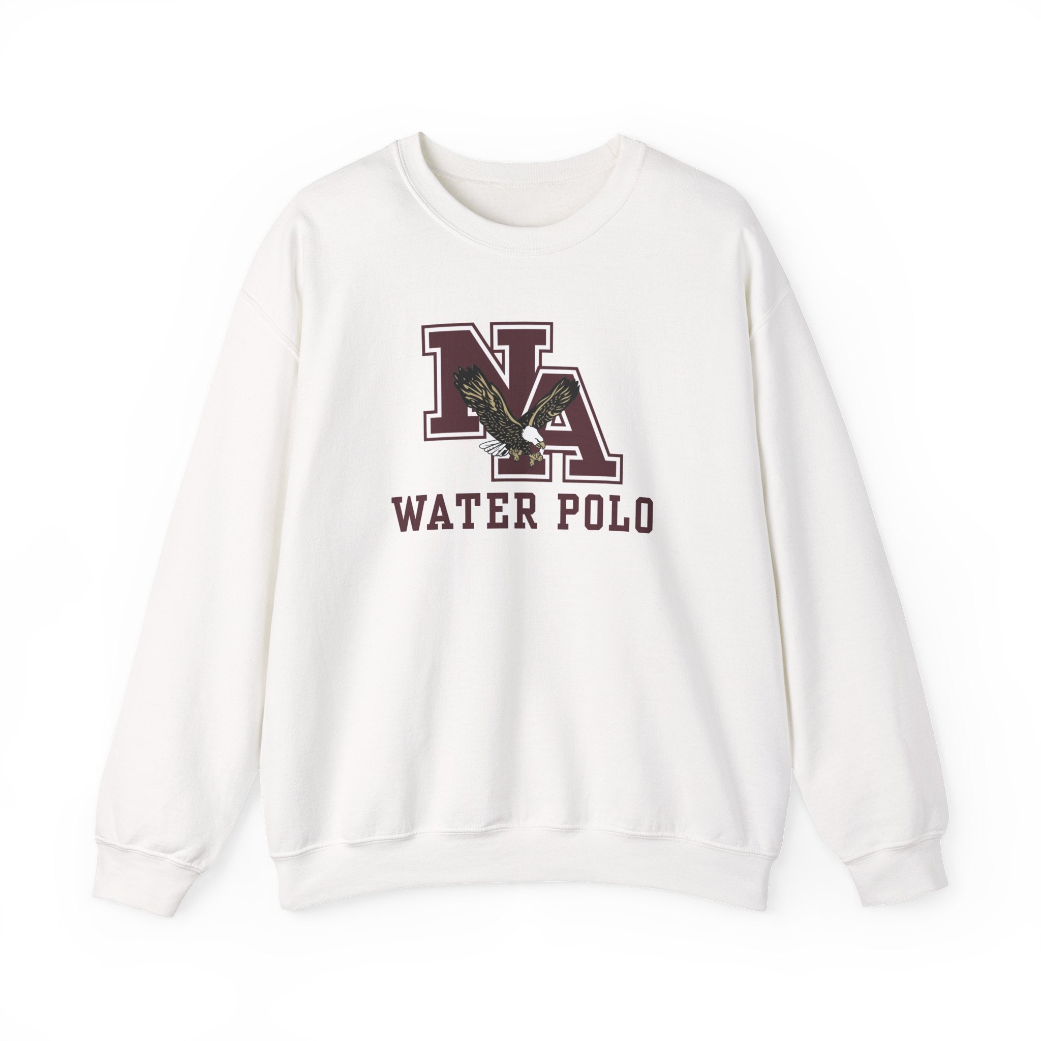 Adult Unisex New Albany Water Polo Classic Maroon Logo Graphic Sweatshirt
