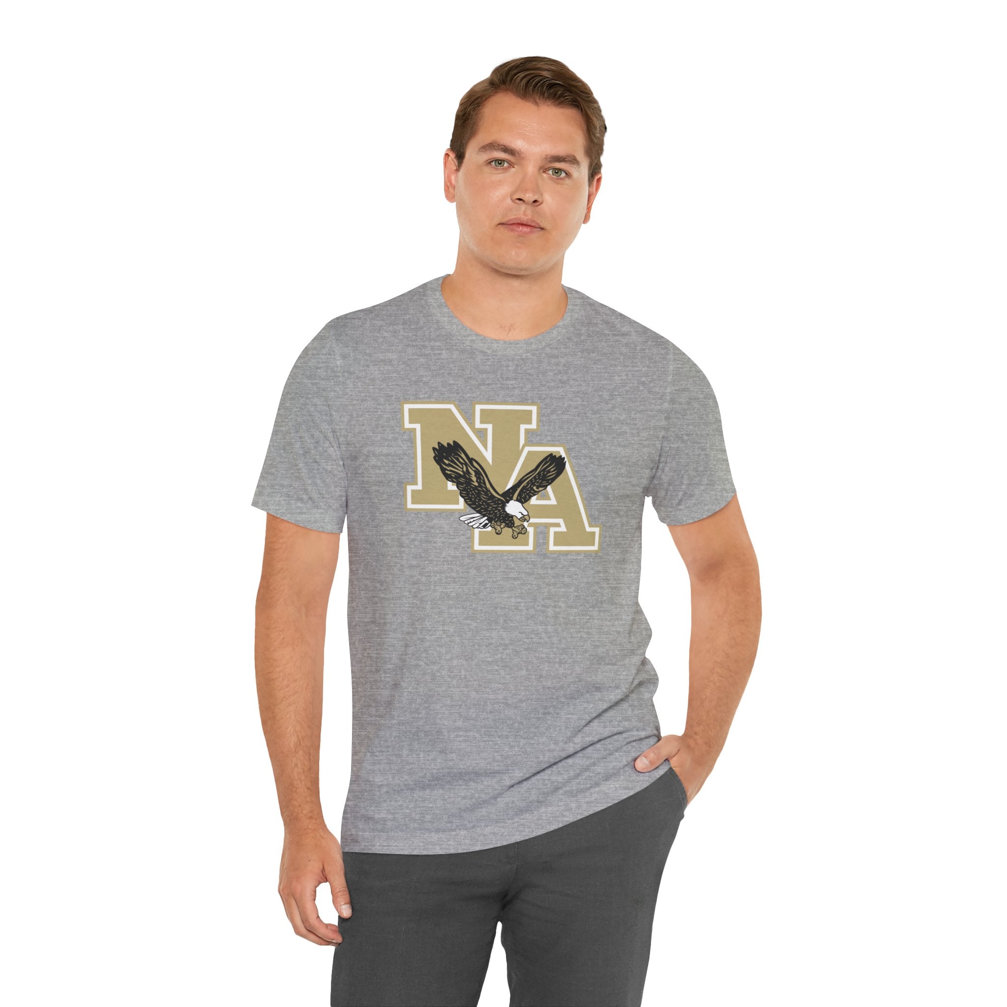 Adult Unisex Classic Gold Logo Short Sleeve Soft Tee